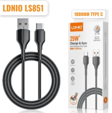 LDNIO LS851 BREADED TYPE C 1000MM